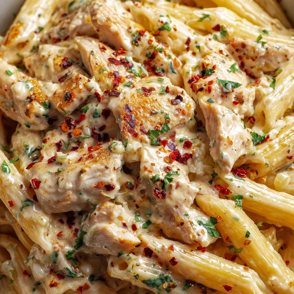Garlic Parmesan Chicken Pasta Recipe - Recipe Image