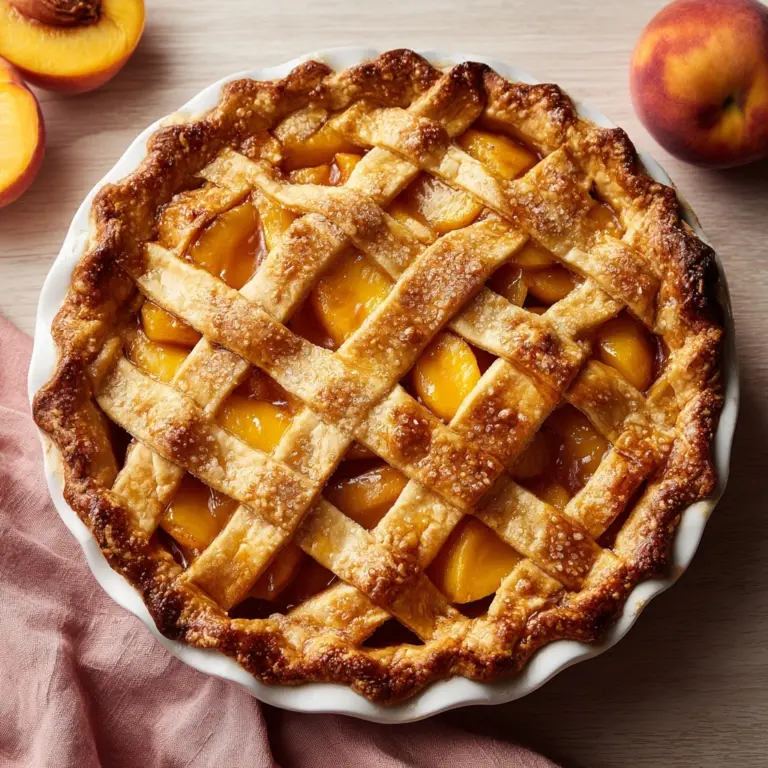 Better Than Grandma’s Peach Pie Recipe