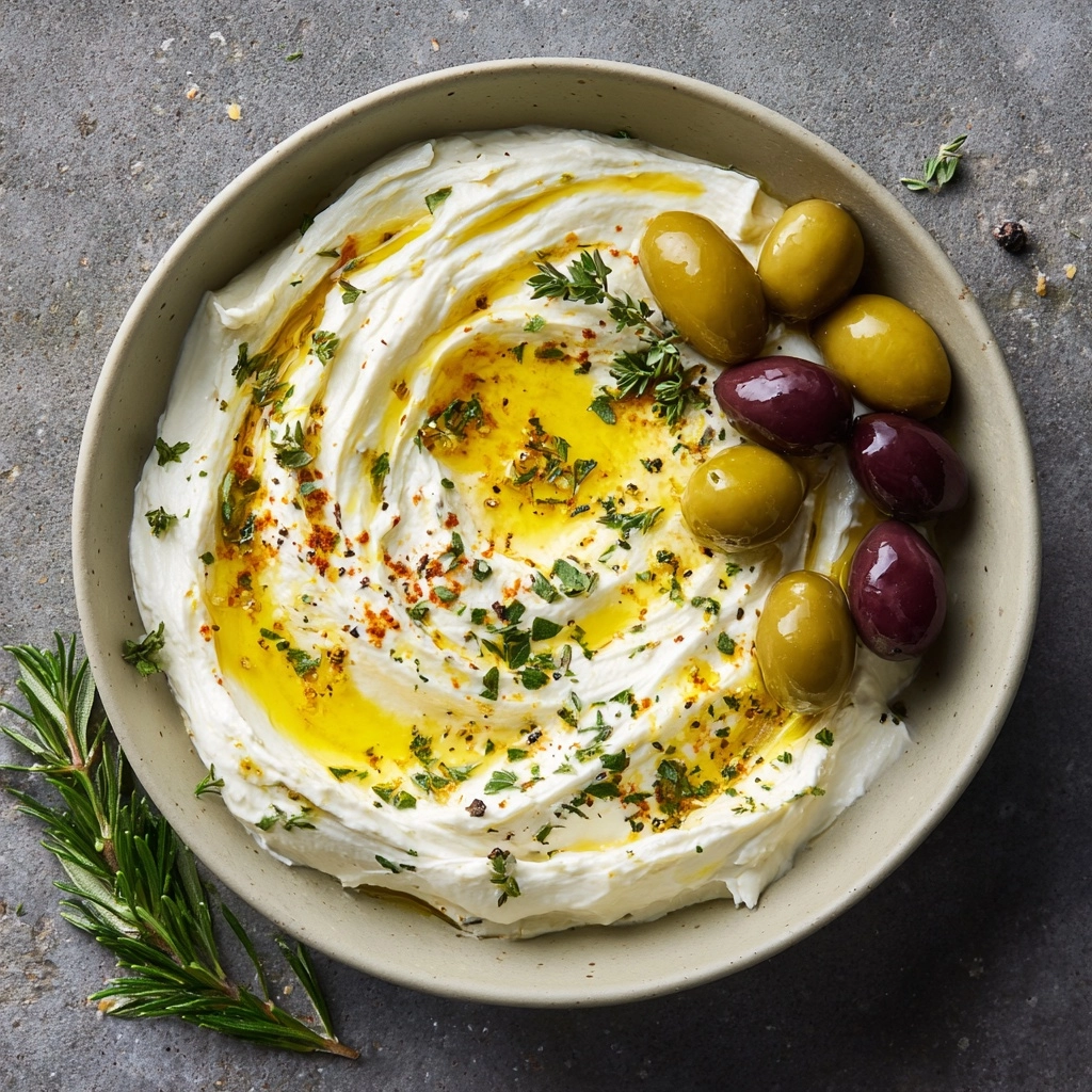 Whipped Feta with Tangy Olives Recipe - Recipe Image