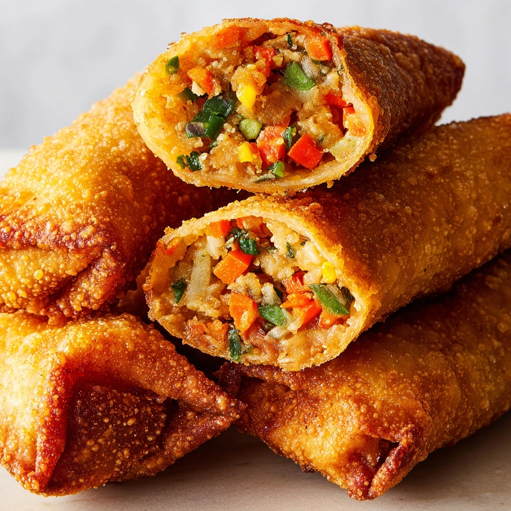 Crispy Crab Cake Egg Rolls with Lemon Dip Recipe - Recipe Image