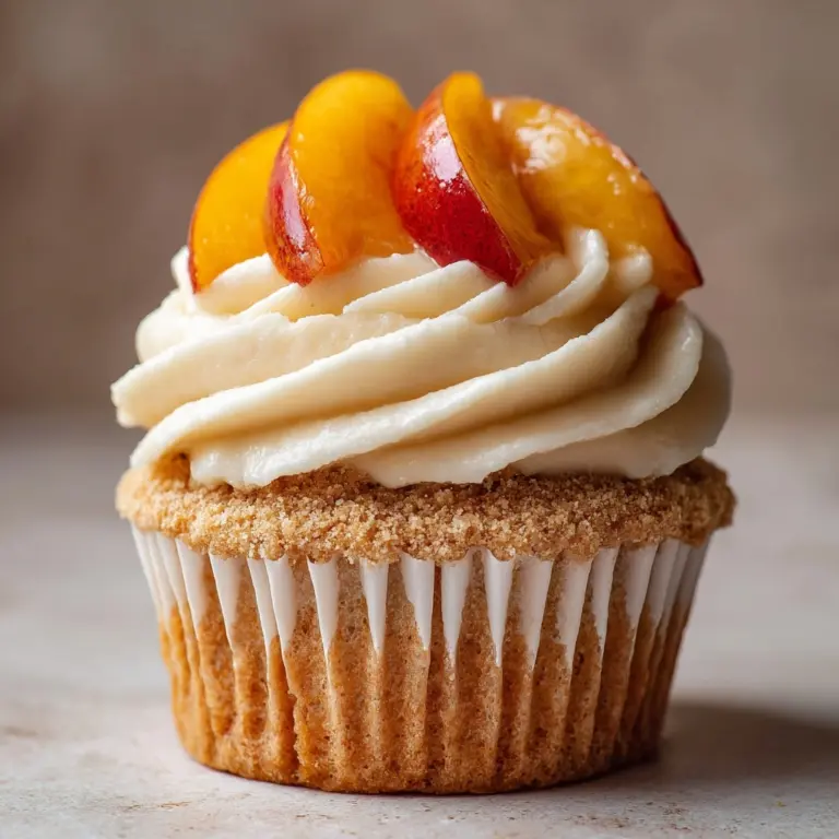 Honey Peach Cream Cheese Cupcakes Recipe