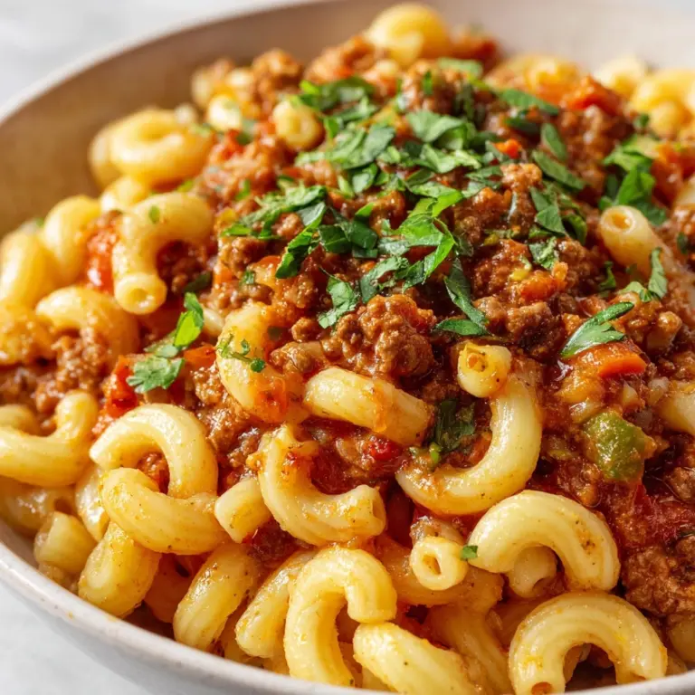 Savory Beefaroni Delight Recipe