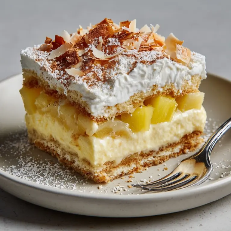 Easy No-Bake Pineapple Dessert Recipe
