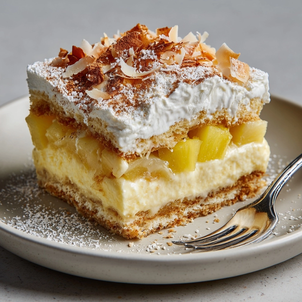 Easy No-Bake Pineapple Dessert Recipe - Recipe Image