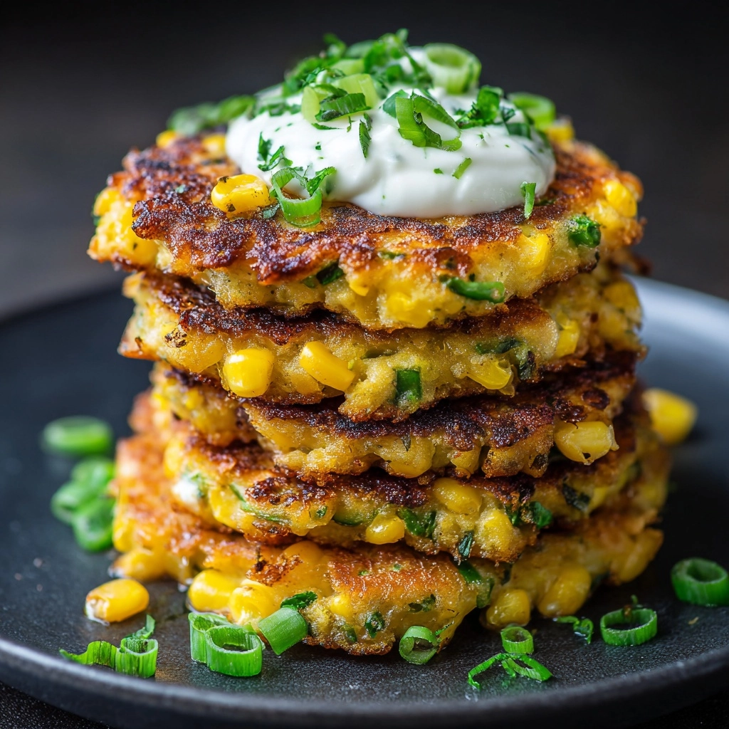 Crispy Cheesy Corn Fritters: The Ultimate Recipe for a Delicious Snack Recipe - Recipe Image