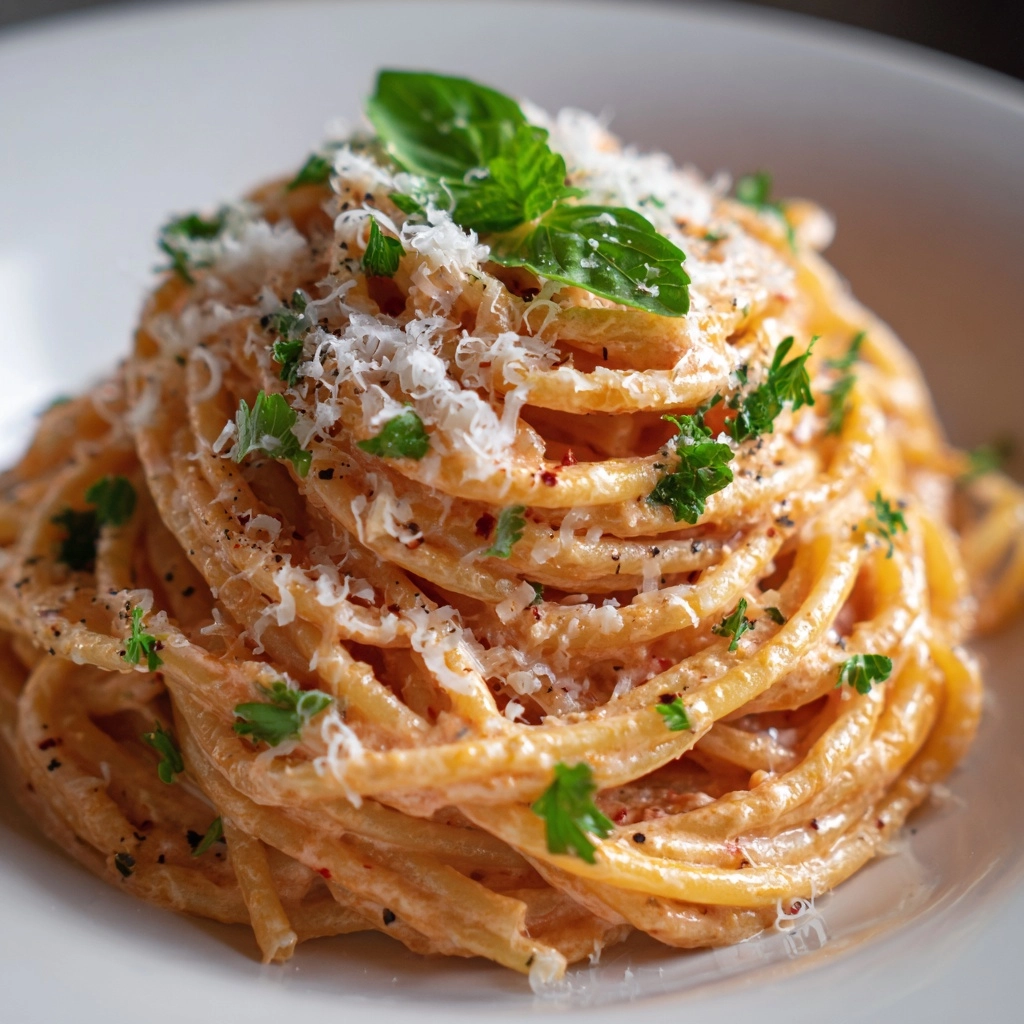 Tomato Pasta Sauce with Cream Cheese Recipe - Recipe Image