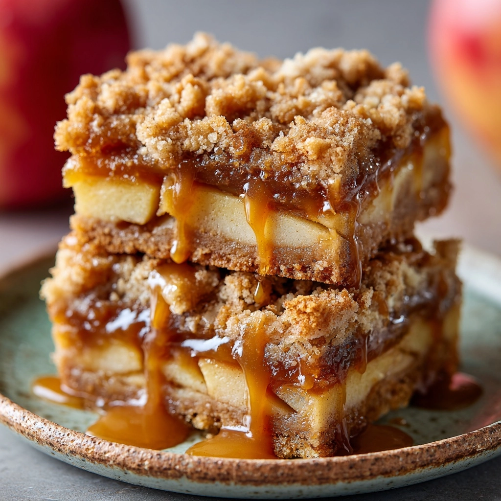 Caramel Apple Bars Recipe - Recipe Image