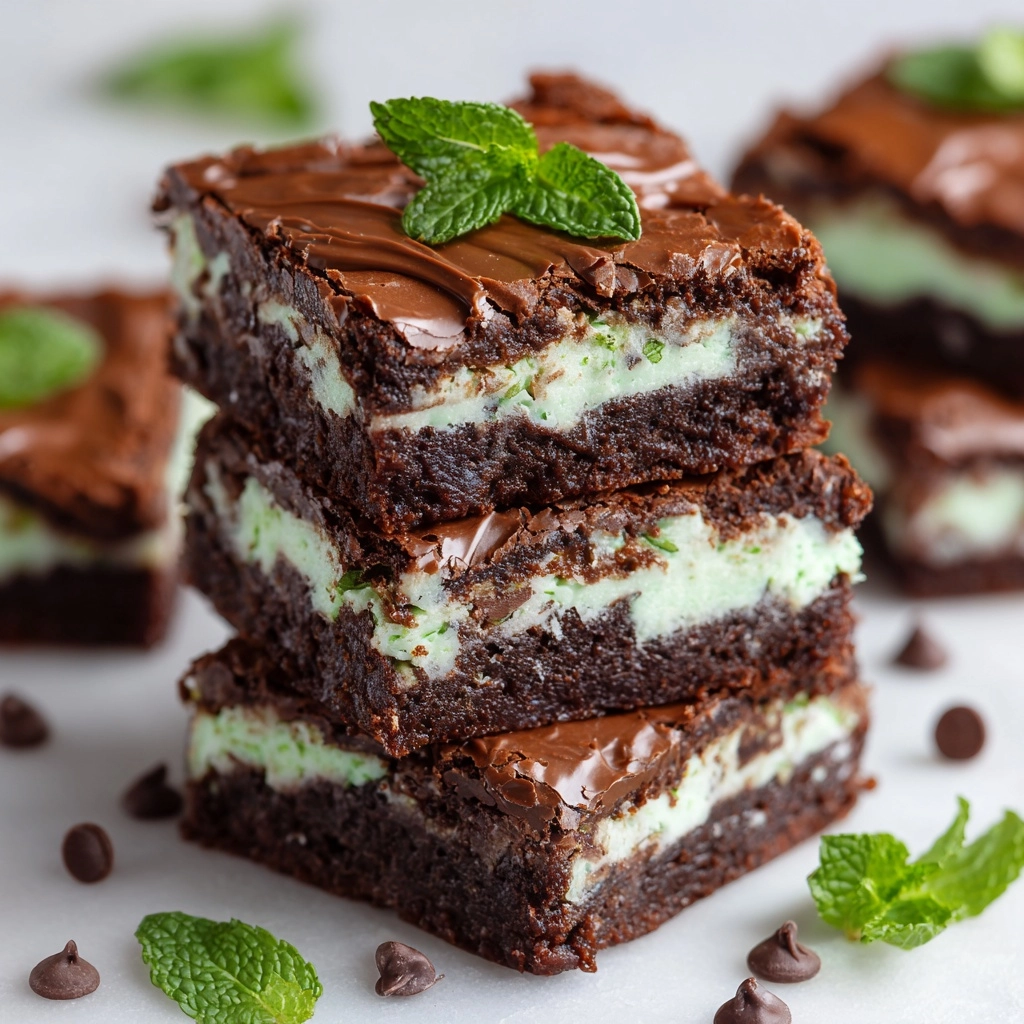 Mint Brownies Recipe - Recipe Image