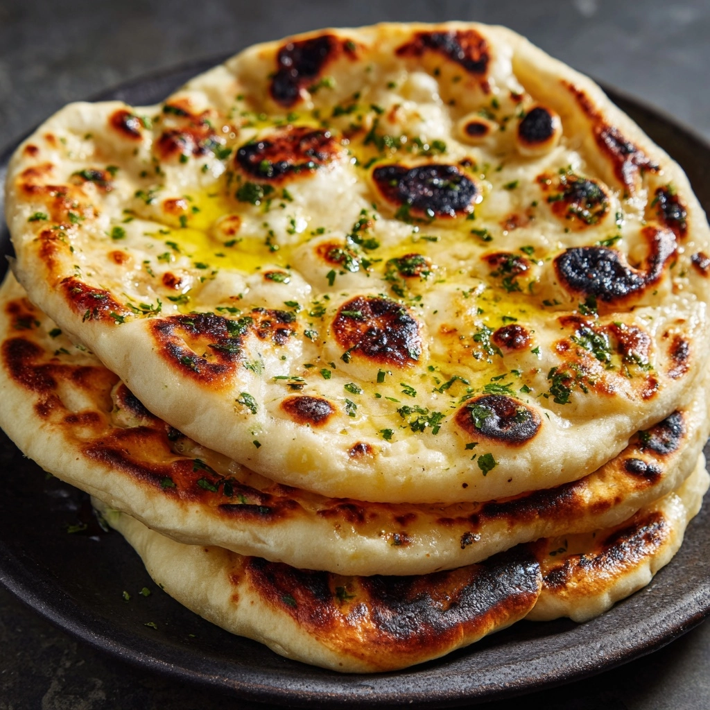Easy Homemade Naan Bread Recipe - Recipe Image