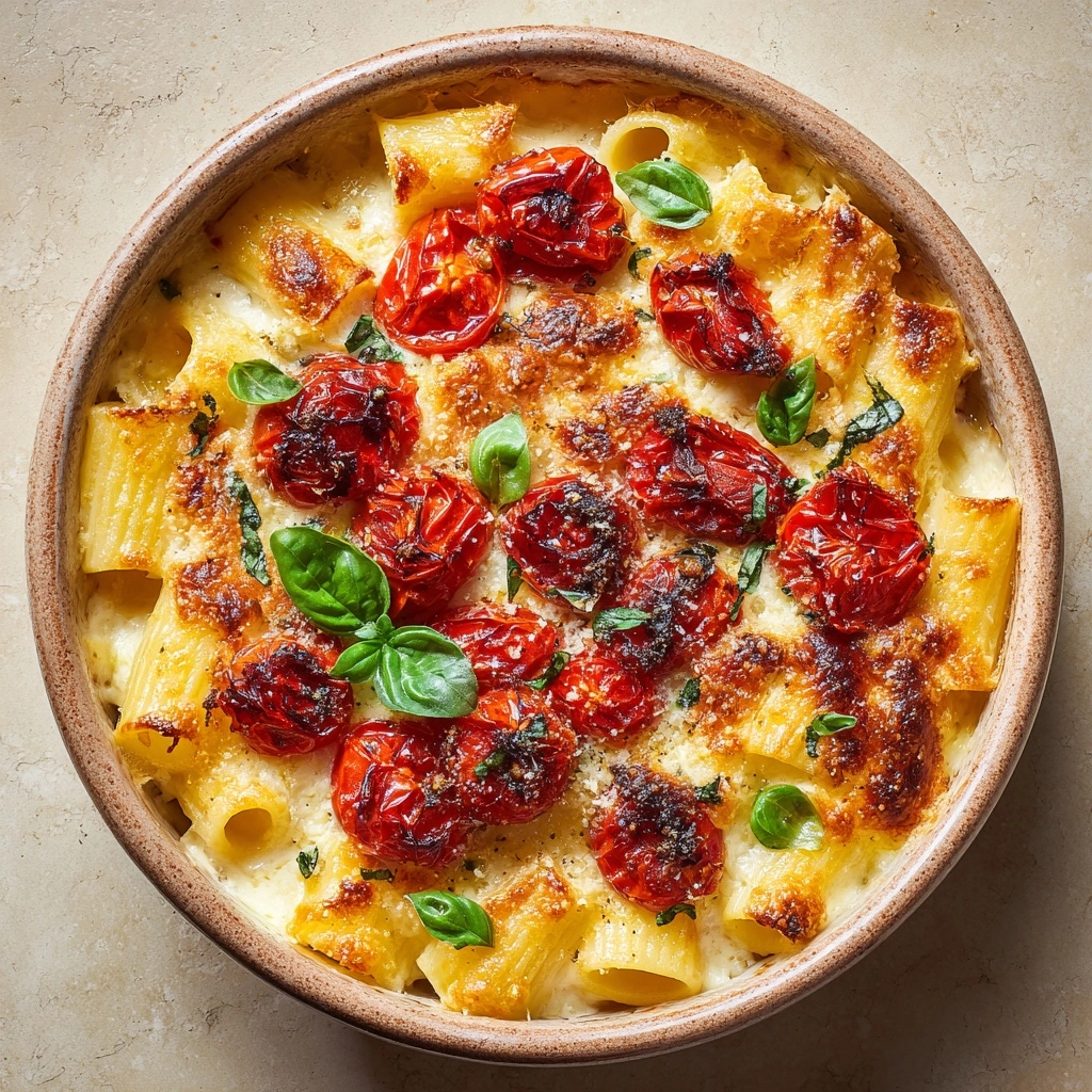Roasted Tomato and Garlic Ricotta Pasta Recipe - Recipe Image
