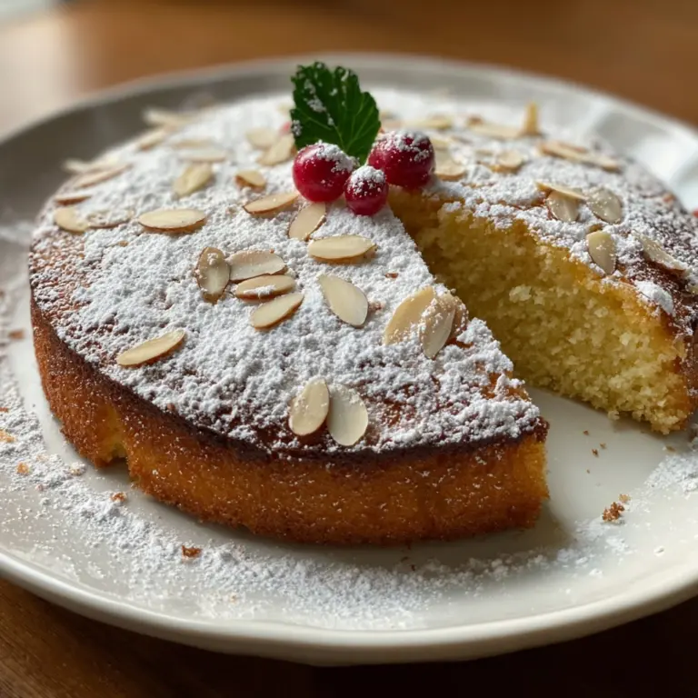 Italian Almond Ricotta Cake Recipe