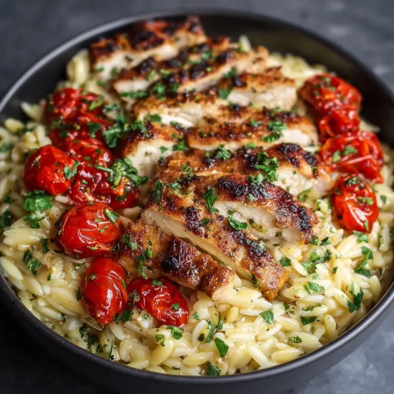 Tuscan-Style Chicken Orzo Recipe