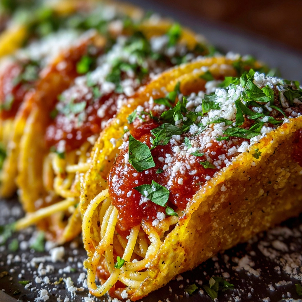 Spaghetti Tacos Recipe for a Fun and Tasty Meal Recipe - Recipe Image
