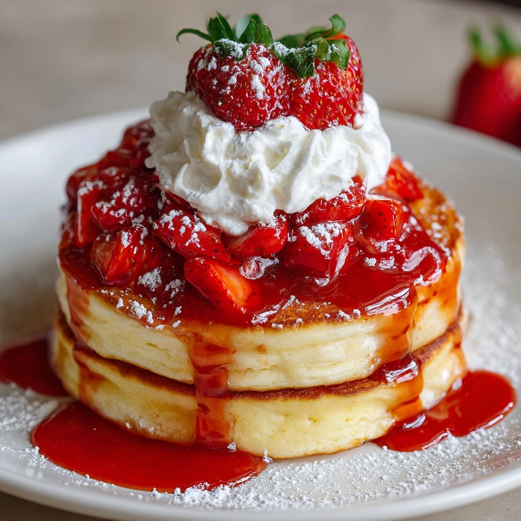Strawberry Shortcake Pancakes Recipe - Recipe Image