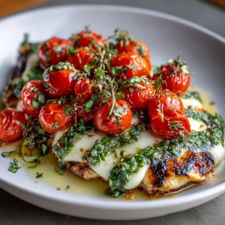 Grilled Chicken Margherita Recipe