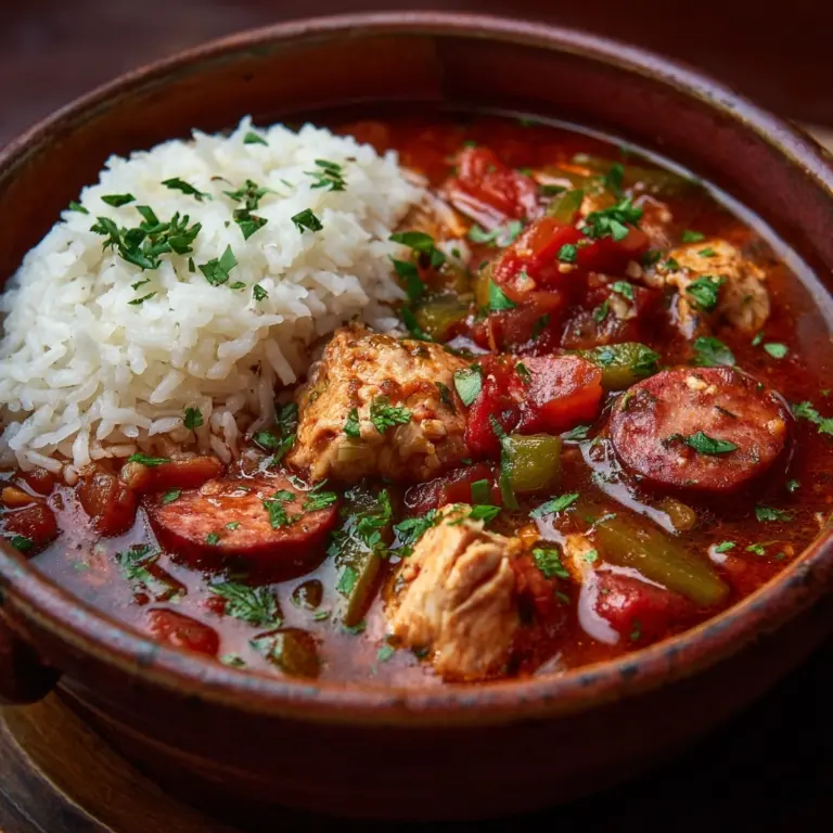 Cajun Chicken and Sausage Gumbo Recipe