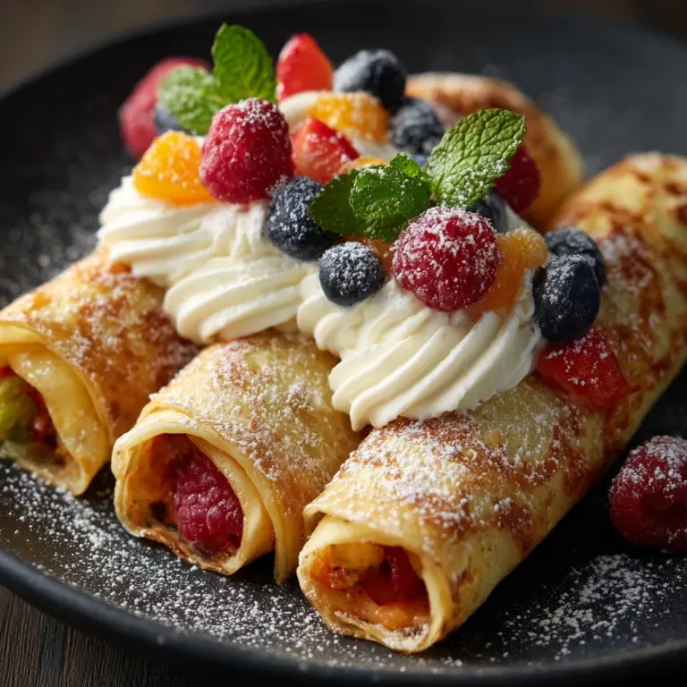 Fruit-Filled Cannoli Recipe