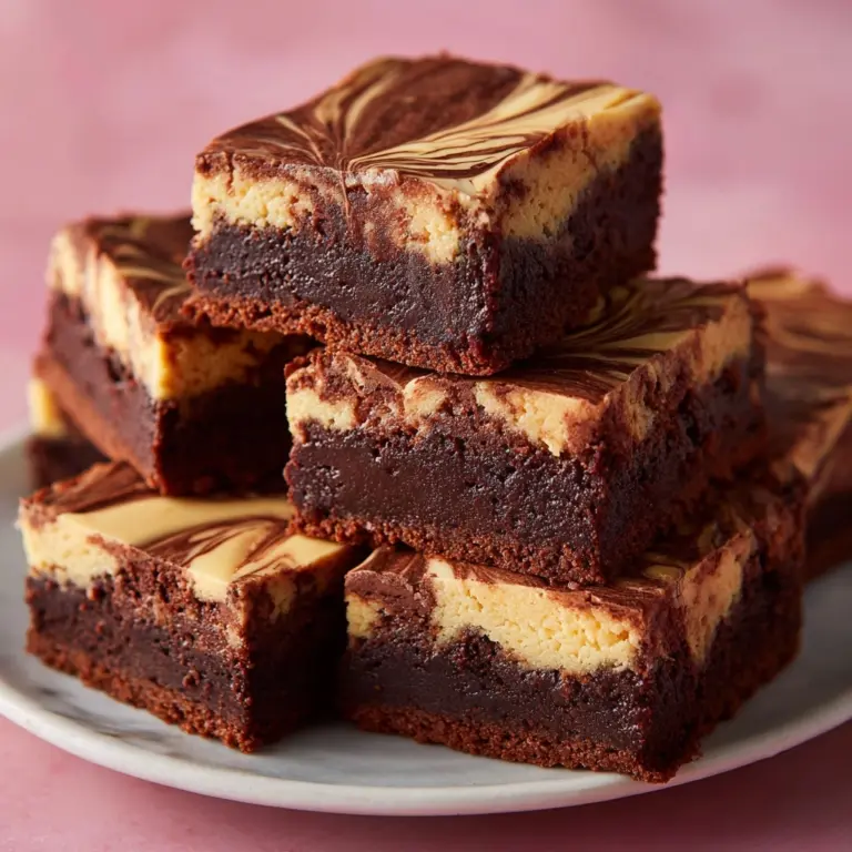 Mocha Swirl Brownies Recipe