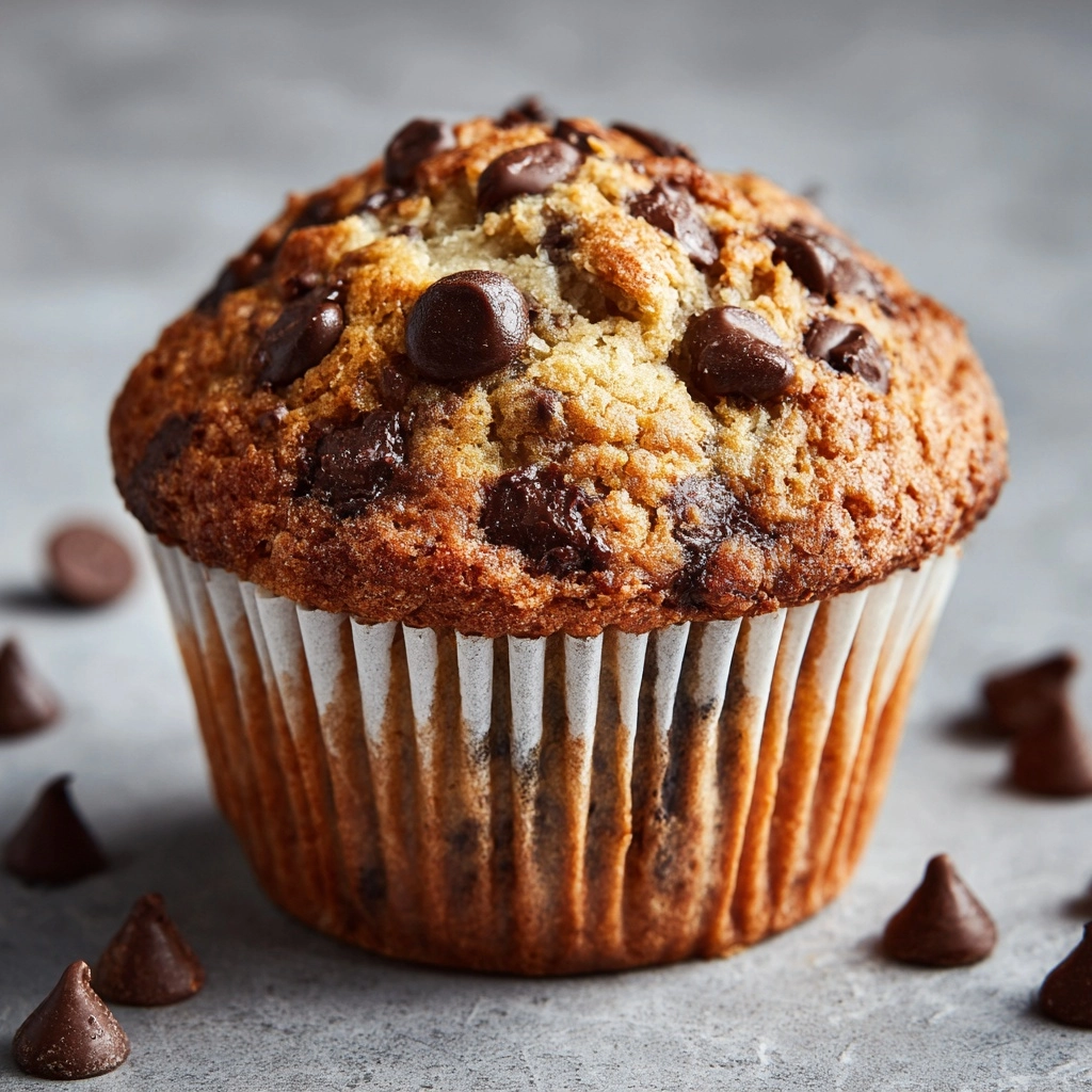 Chocolate Chip and Banana Muffins Recipe - Recipe Image