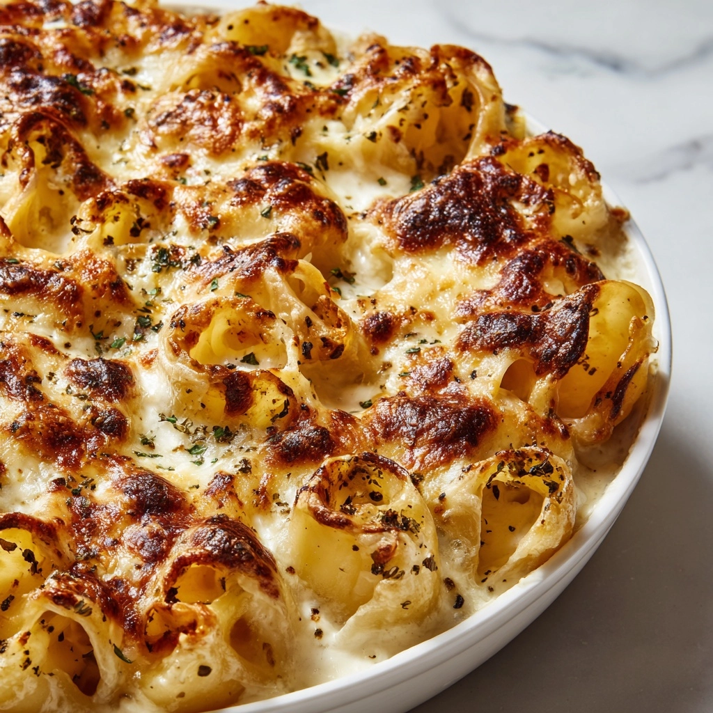 Cheesy Garlic Scalloped Potatoes Recipe - Recipe Image