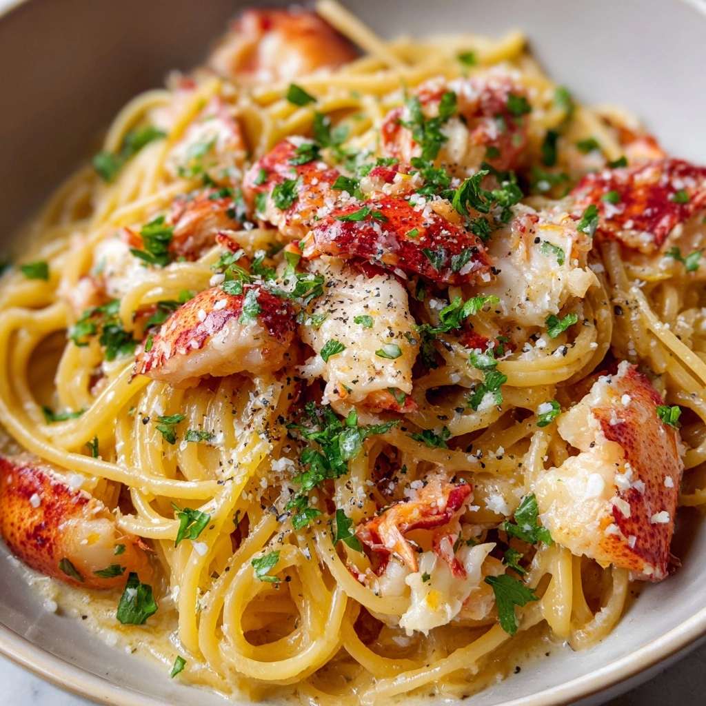 Buttered Lobster Pasta Recipe - Recipe Image