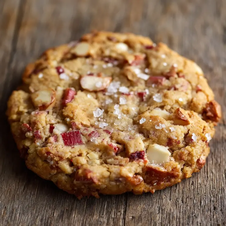 Brown Sugar Rhubarb Cookies Recipe