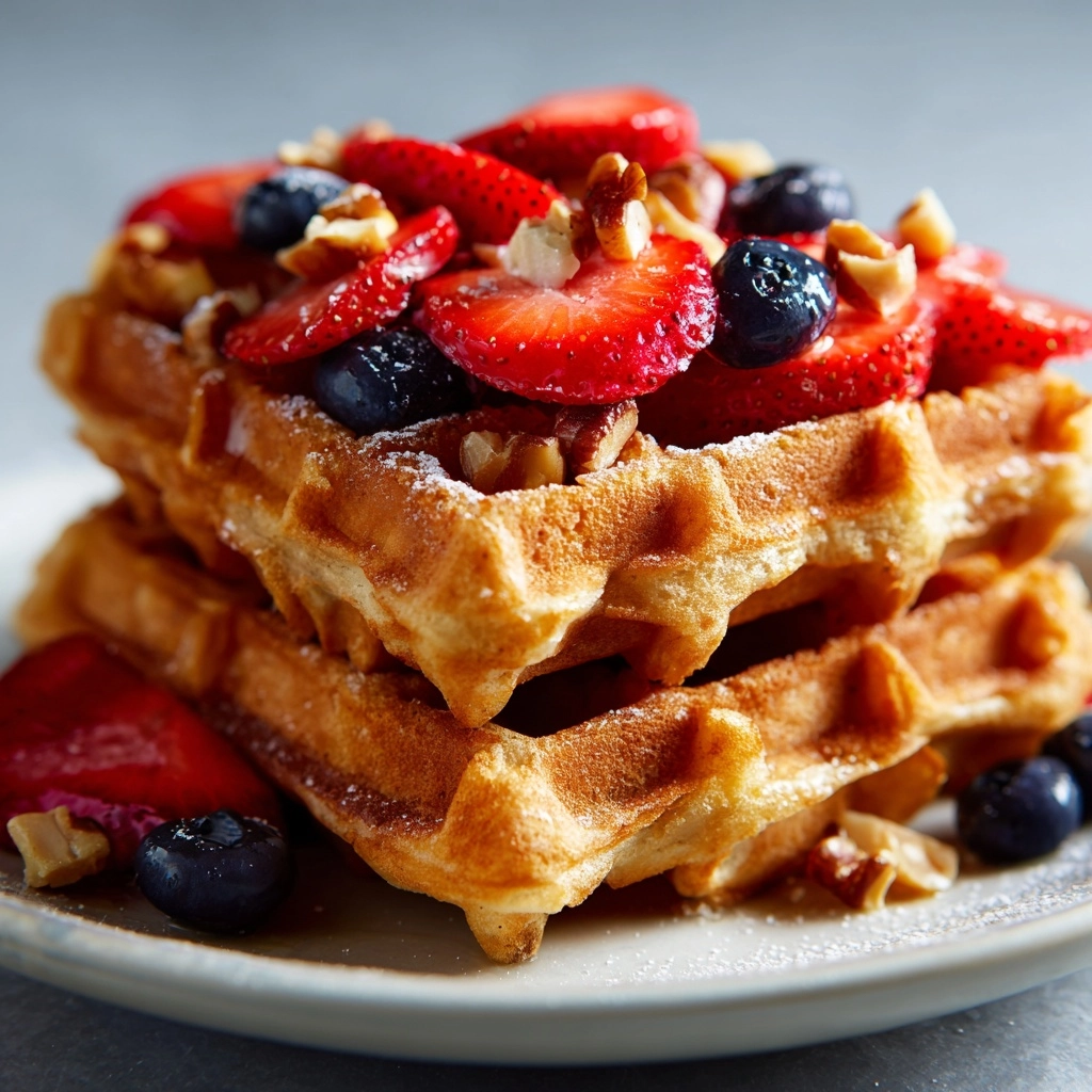 Cinnamon Waffles with Maple Butter Recipe - Recipe Image