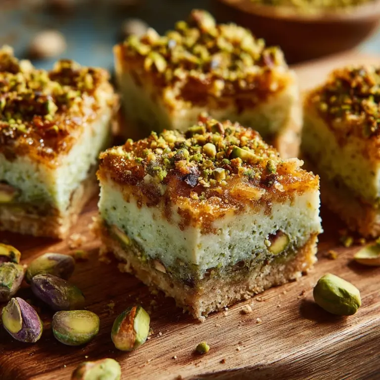 Pistachio Dream Cookie Bars Recipe