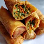 Crispy Crab Cake Egg Rolls with Lemon Dip Recipe