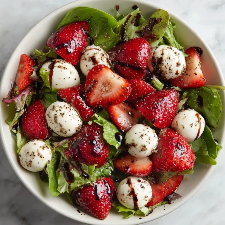 Strawberry Caprese Salad Recipe