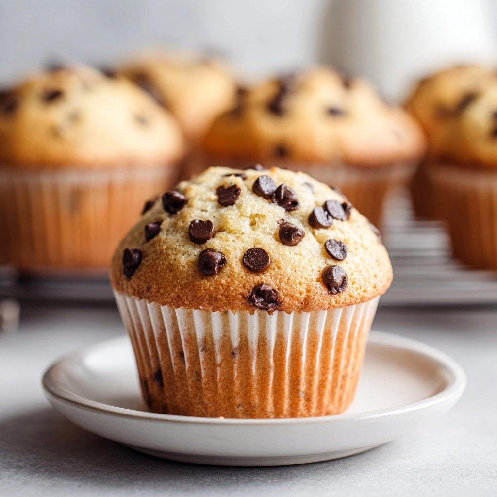 Easy Chocolate Chip Muffins Recipe - Recipe Image