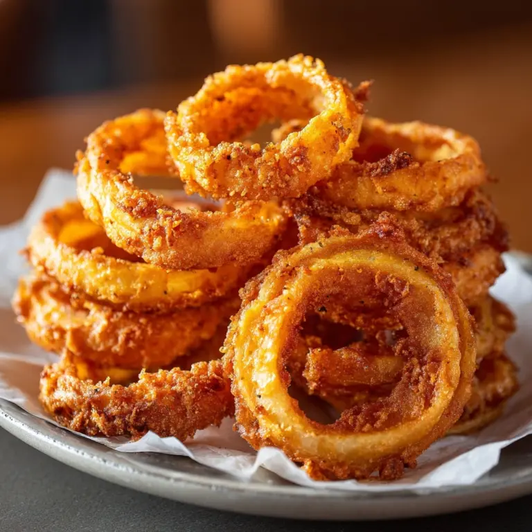 Crispy Fried Onion Rings Recipe