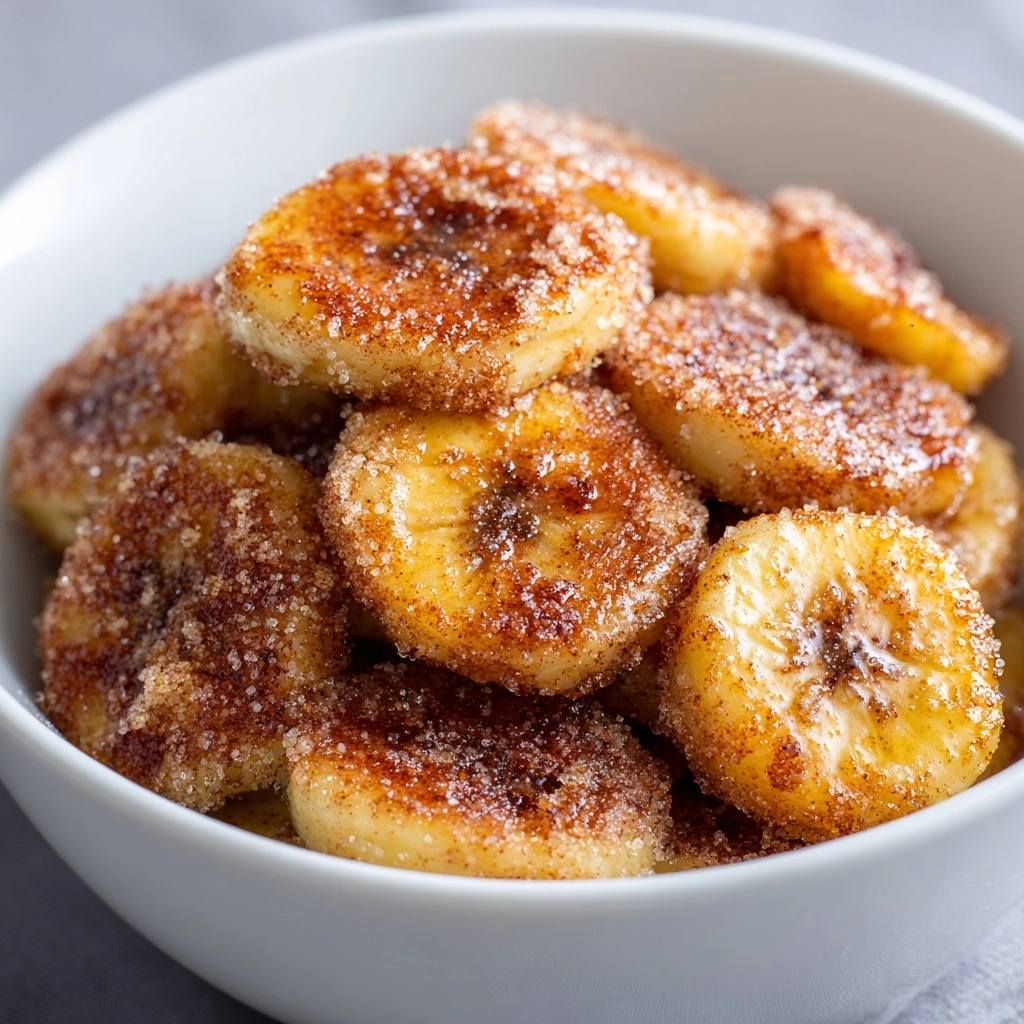 Cinnamon-Sugar Air Fryer Banana Chips Recipe - Recipe Image
