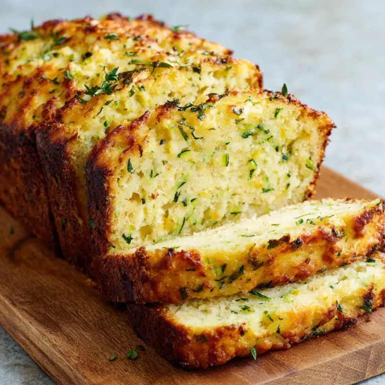 Zucchini Cheese Bread Recipe