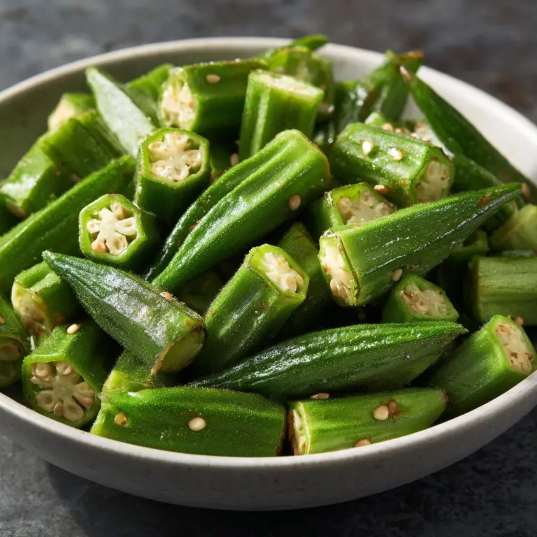 Air Fryer Frozen Okra Recipe