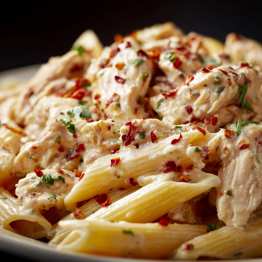 Garlic Parmesan Chicken Pasta Recipe - Recipe Image