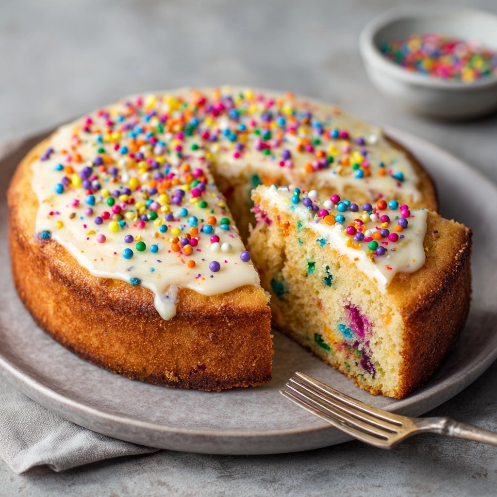 Funfetti Cookie Cake Recipe - Recipe Image