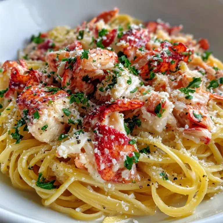 Buttered Lobster Pasta Recipe