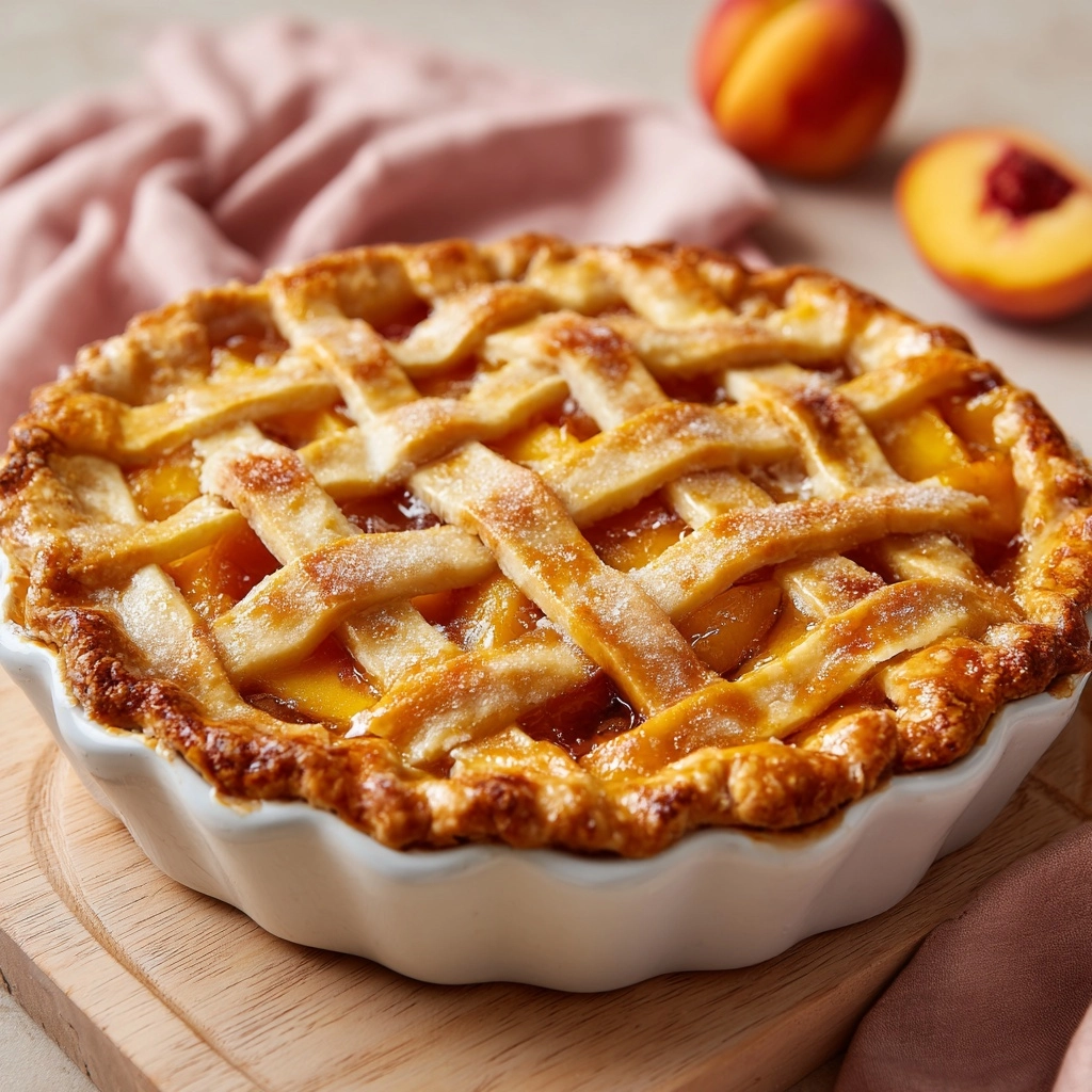 Better Than Grandma’s Peach Pie Recipe - Recipe Image