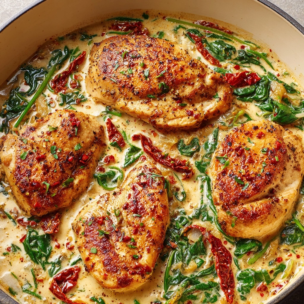 Creamy Tuscan Chicken Recipe - Recipe Image