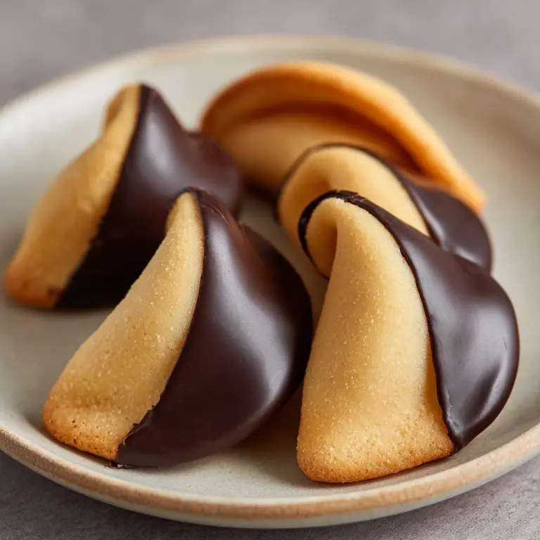 Chocolate-Peanut Butter Covered Fortune Cookies Recipe