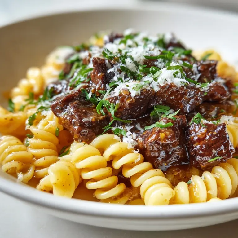 Beef Rotini Garlic Parmesan Sauce: A Deliciously Easy Recipe to Try Today Recipe