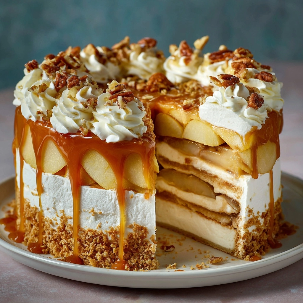 Caramel Apple Éclair Cake Recipe - Recipe Image