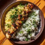 Cilantro Orange Chicken with Rice and Beans Recipe