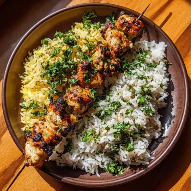 Cilantro Orange Chicken with Rice and Beans Recipe