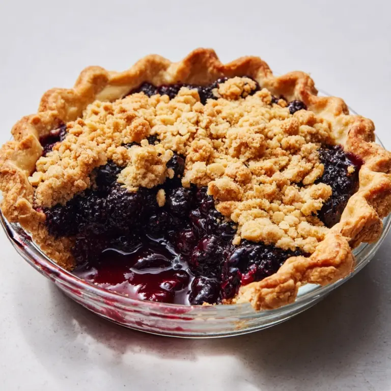 Triple Berry Rhubarb Pie Recipe