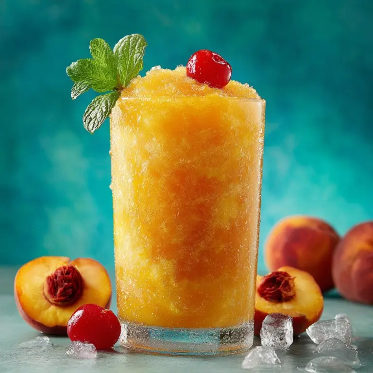 Peach Lemonade Slushie: The Ultimate Summer Refreshment Recipe