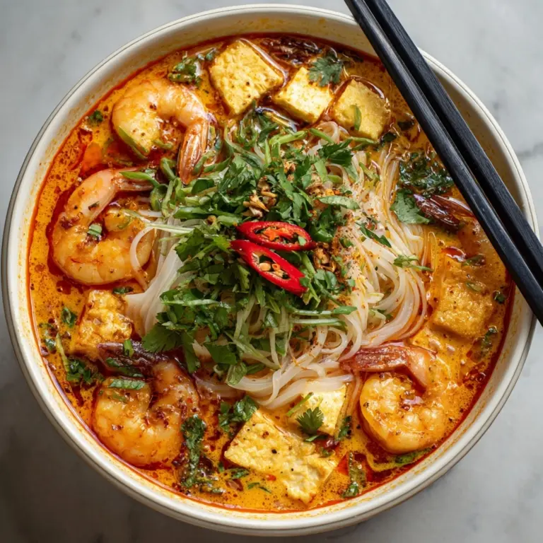 Thai Red Curry Noodle Soup Recipe