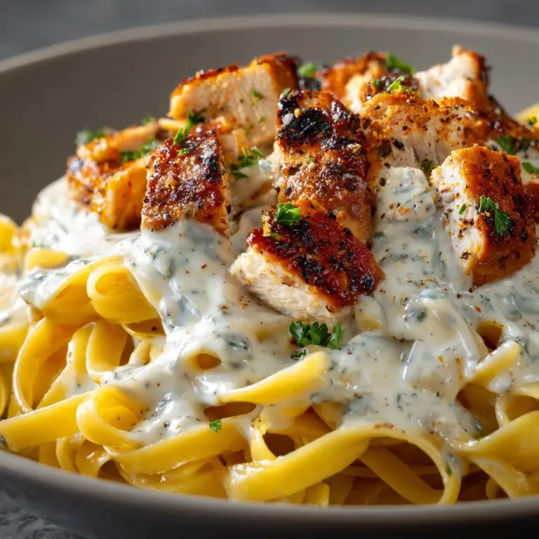 Creamy Cajun Chicken Linguine with Garlic Mozzarella Sauce – Irresistibly Delicious Dinner Recipe