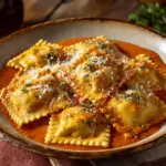 The Ravioli with Creamy Harissa Sauce Recipe